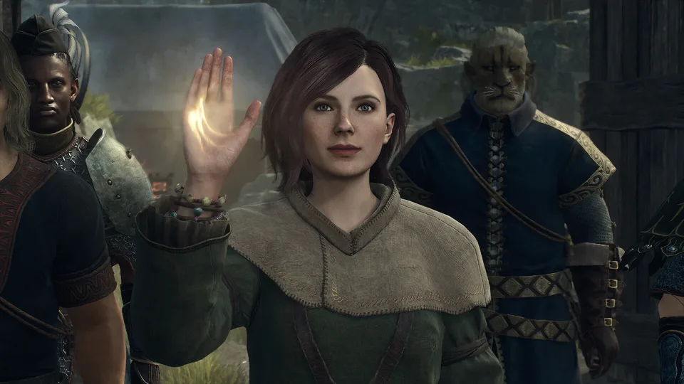 Official Dragon’s Dogma 2 promotional image of adventure companions